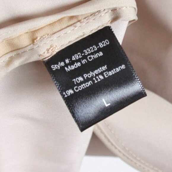 NEW Jenni Kayne Raincoat Trench Coat Long Coat Belted Khaki Tan Large - Picture 4 of 10